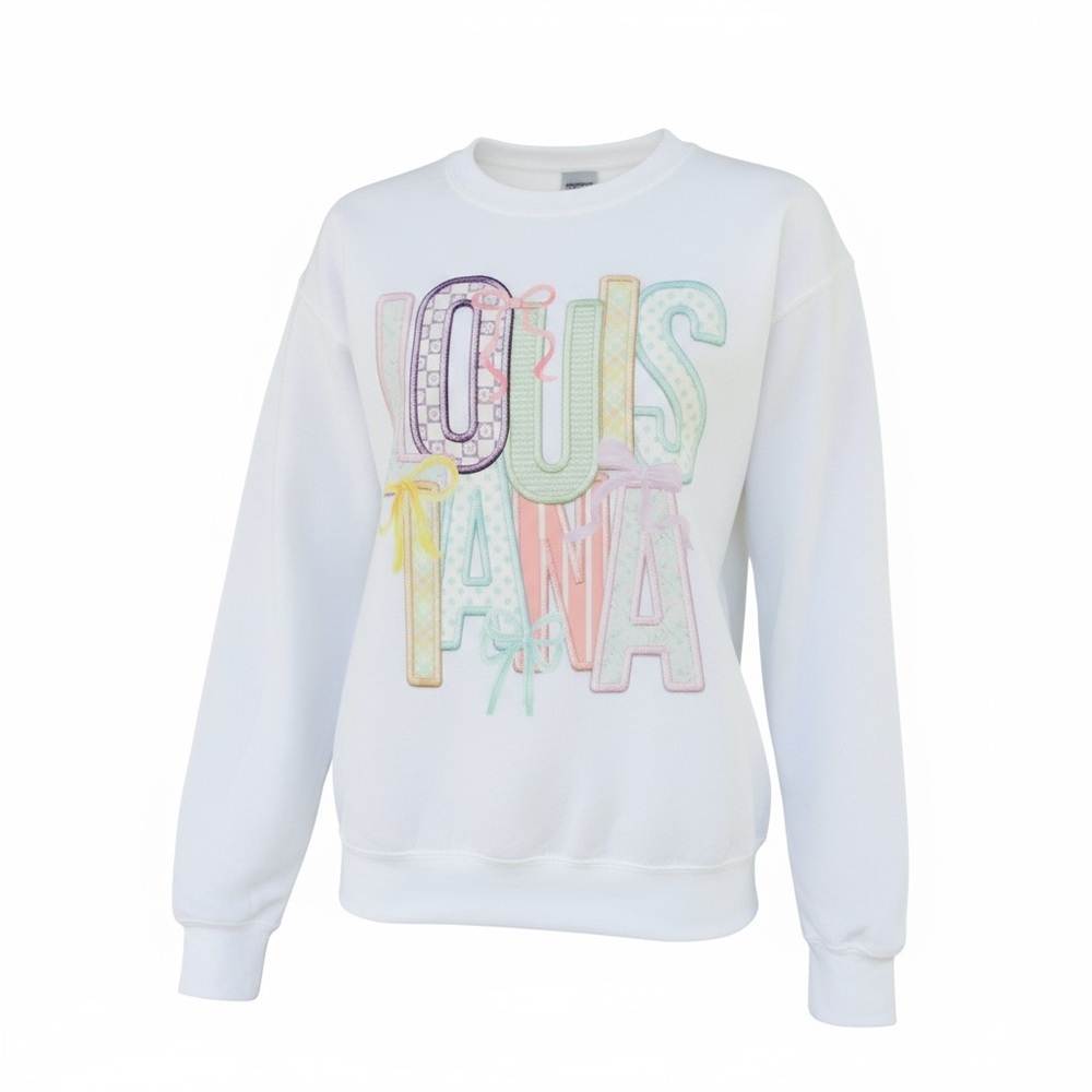 Louisiana Colorful Graphic Sweatshirt